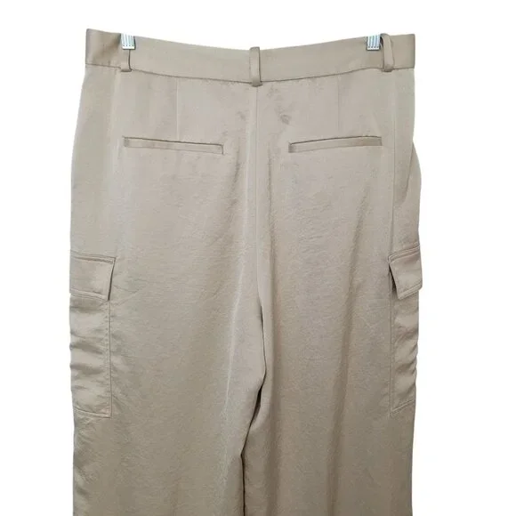 Madewell Wide Leg Pants in Tan - Picture 5 of 6